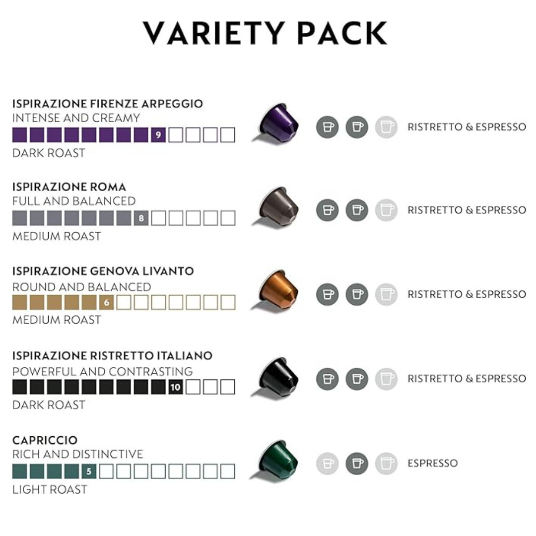 Nespresso Original Coffee Pods 50 mixed pack