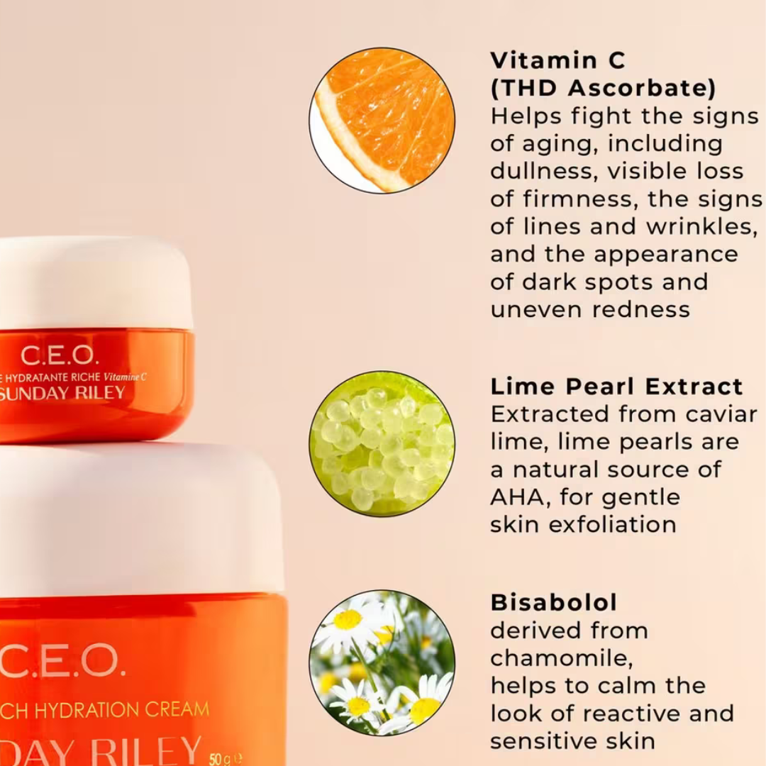 Sunday Riley - Vitamin C Rich Hydrating Cream 30ml