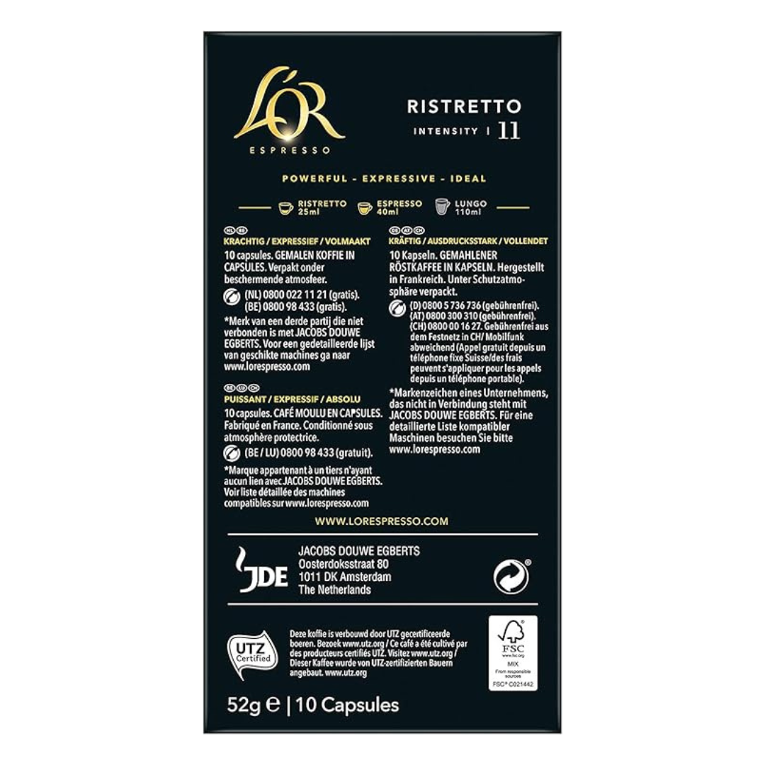 L OR Ritertto 200 coffee capsules