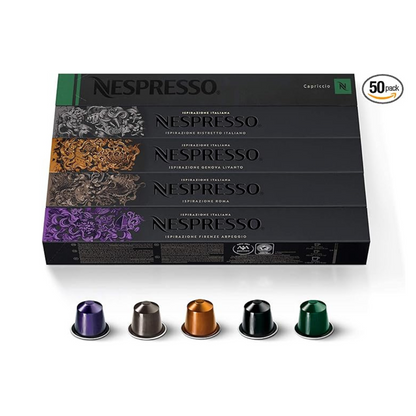 Nespresso Original Coffee Pods 50 mixed pack