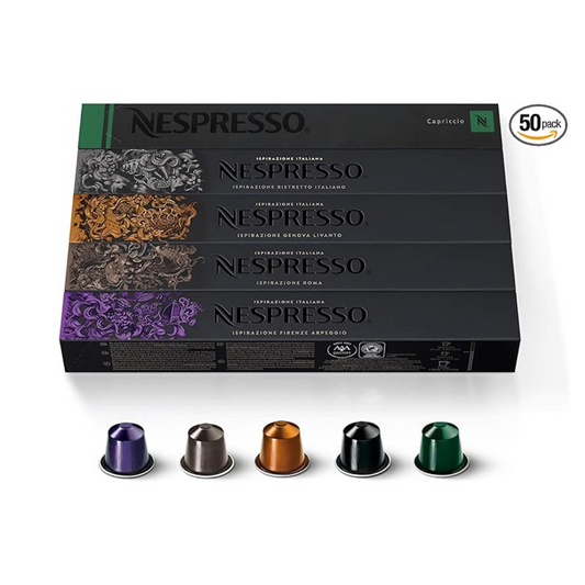Nespresso Original Coffee Pods 50 mixed pack