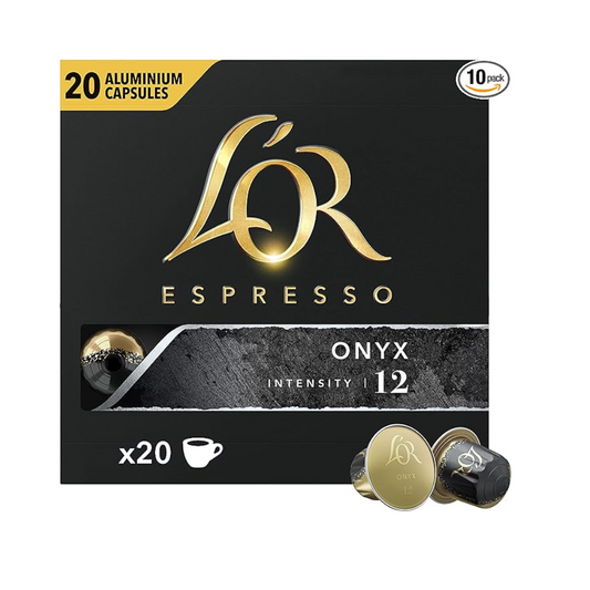 Lor ONYX coffee - 20 intensity (pack of 10) 200 capsules