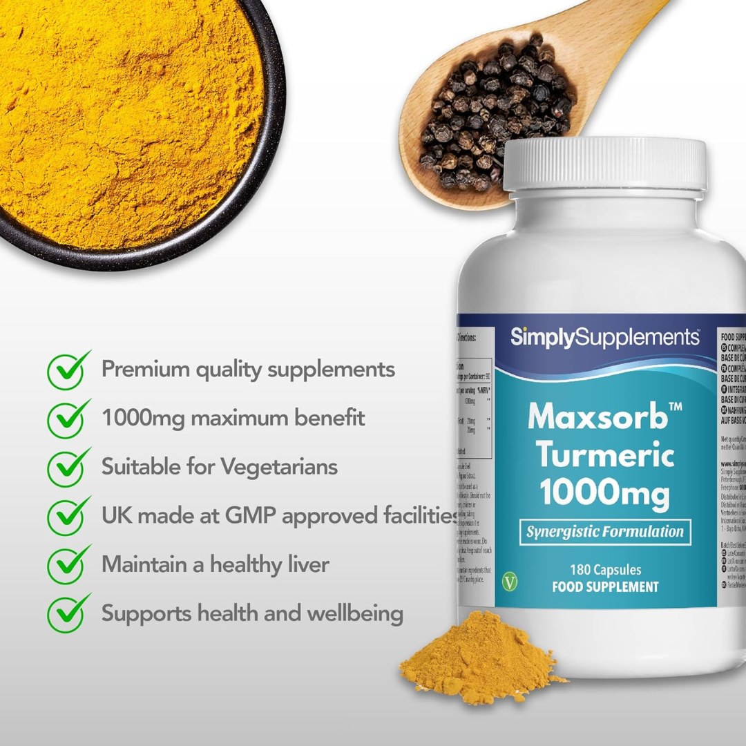 Simply Supplements UK - Turmeric 1000mg