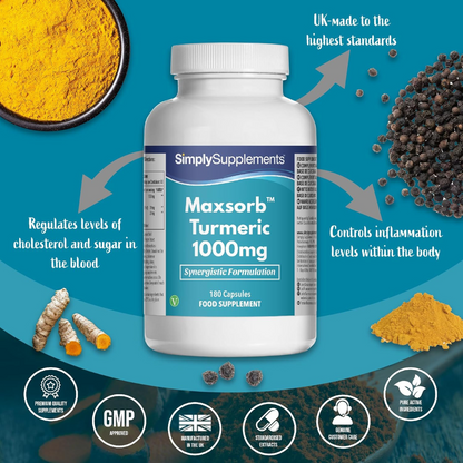 Simply Supplements UK - Turmeric 1000mg