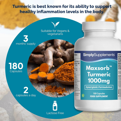 Simply Supplements UK - Turmeric 1000mg