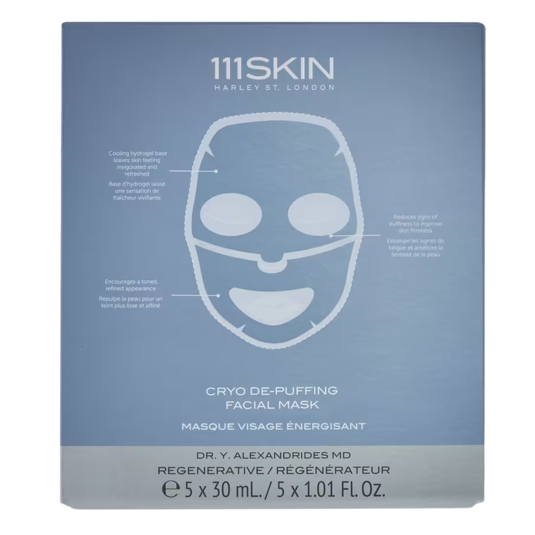 111SKIN Cryo Sub Zero De Pufing Facial Mask x 5