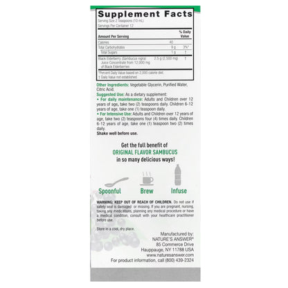 Natures Answer - Black Elderberry Extract